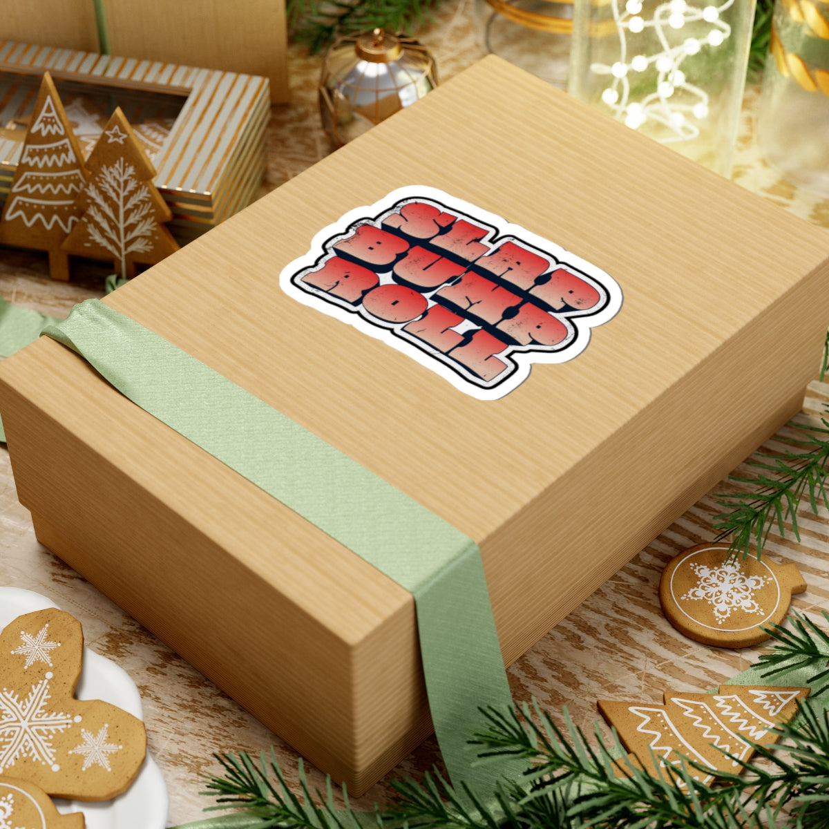 Slap Bump Roll Retro Bubble BJJ Sticker