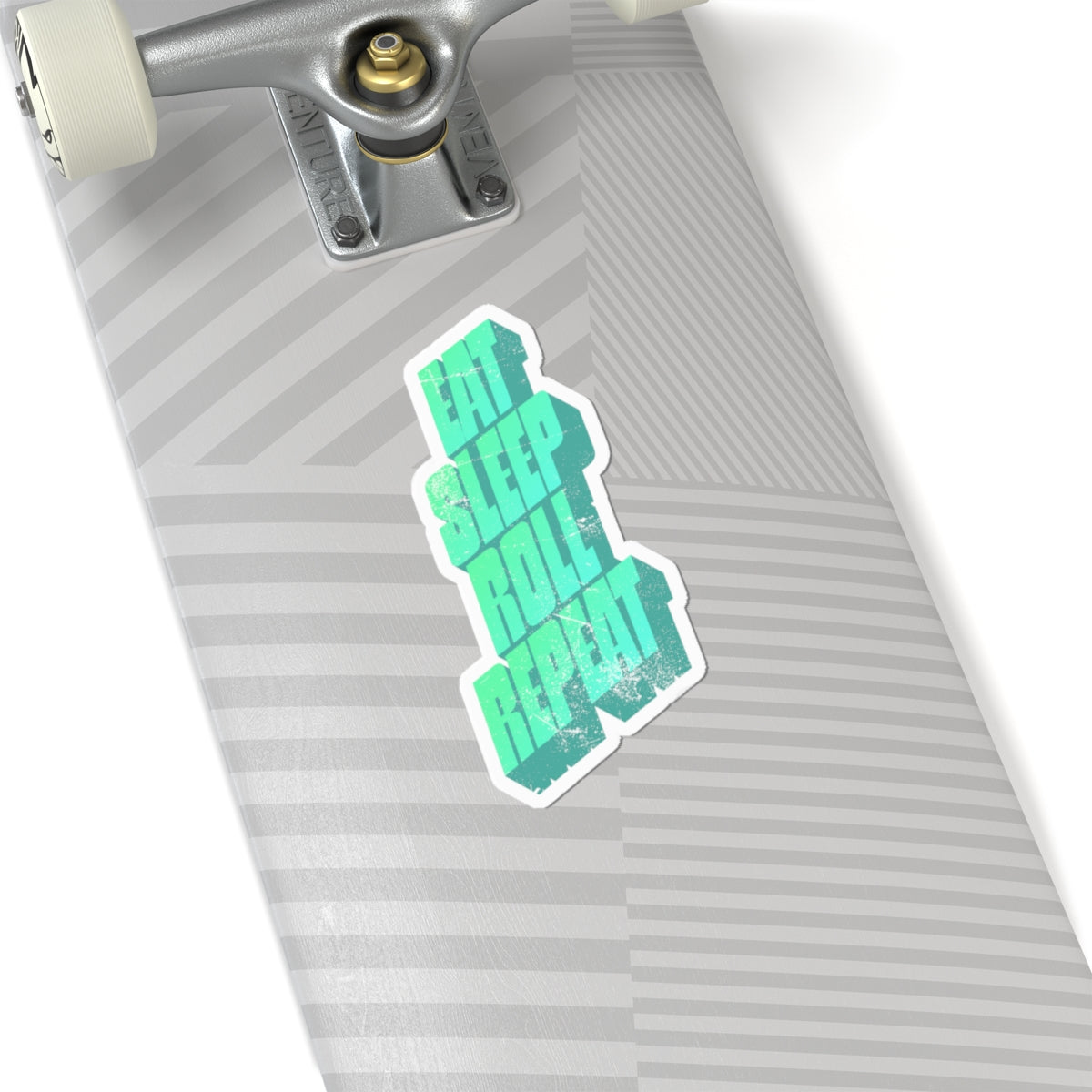 Eat Sleep Roll Repeat BJJ Sticker