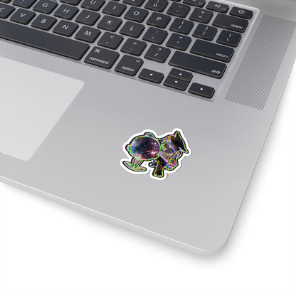 Galaxy Cat — Cosmic Aesthetic Laptop Decal