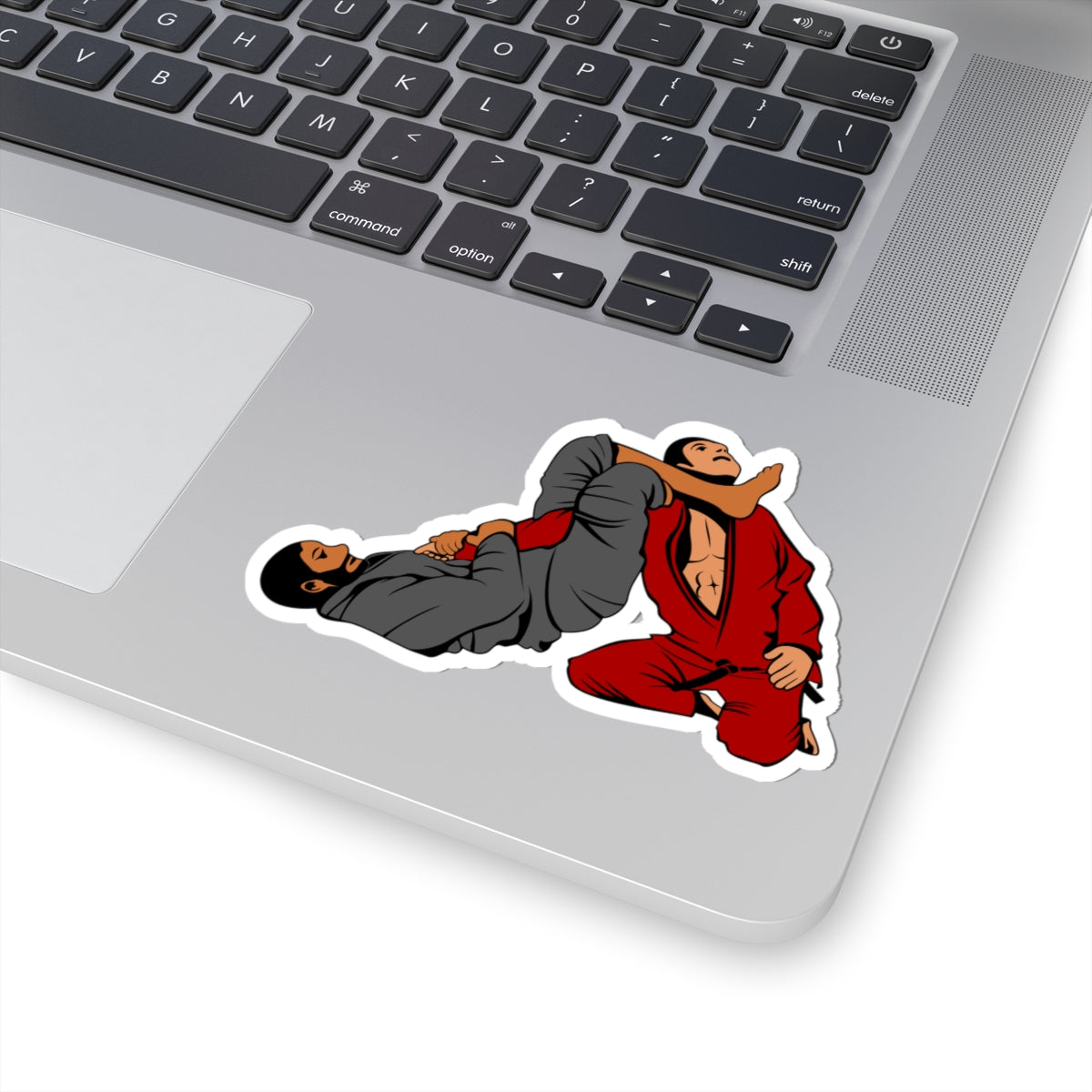 Brazilian Jiu-Jitsu Grappling Sticker — BJJ Submission Kiss-Cut Decal