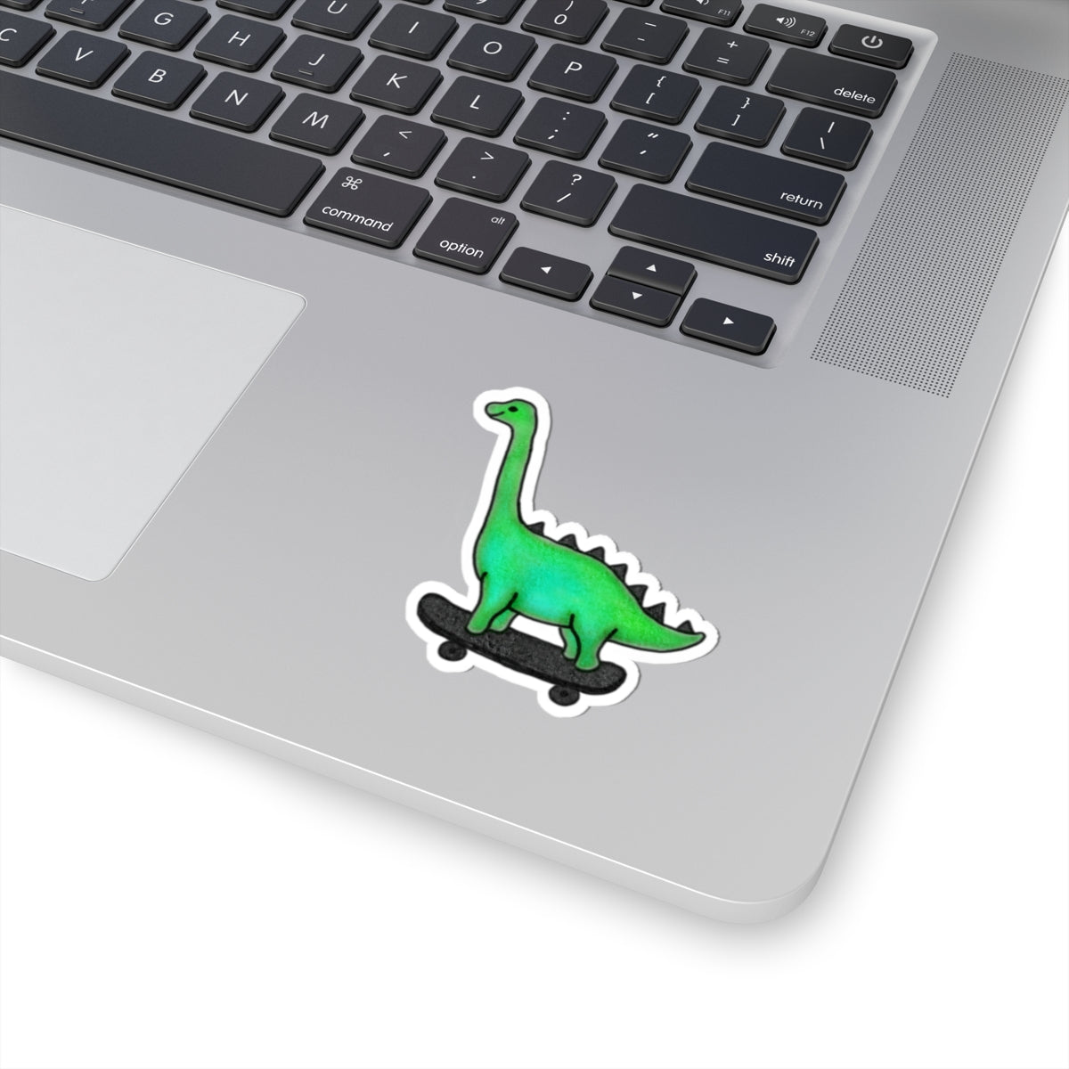 Cute Dinosaur Skateboard Sticker — Kiss-Cut Skateboard Dino Decal