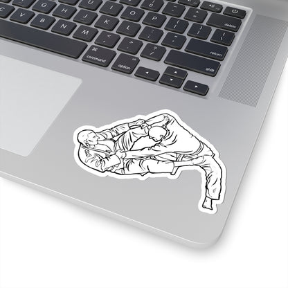 Brazilian Jiu-Jitsu Grappling Sticker