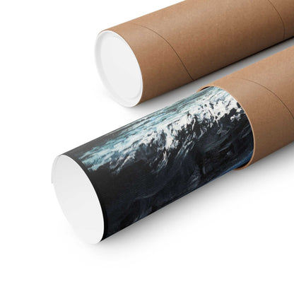 Ocean Nightscape Matte Poster — Moody Seascape Wall Art