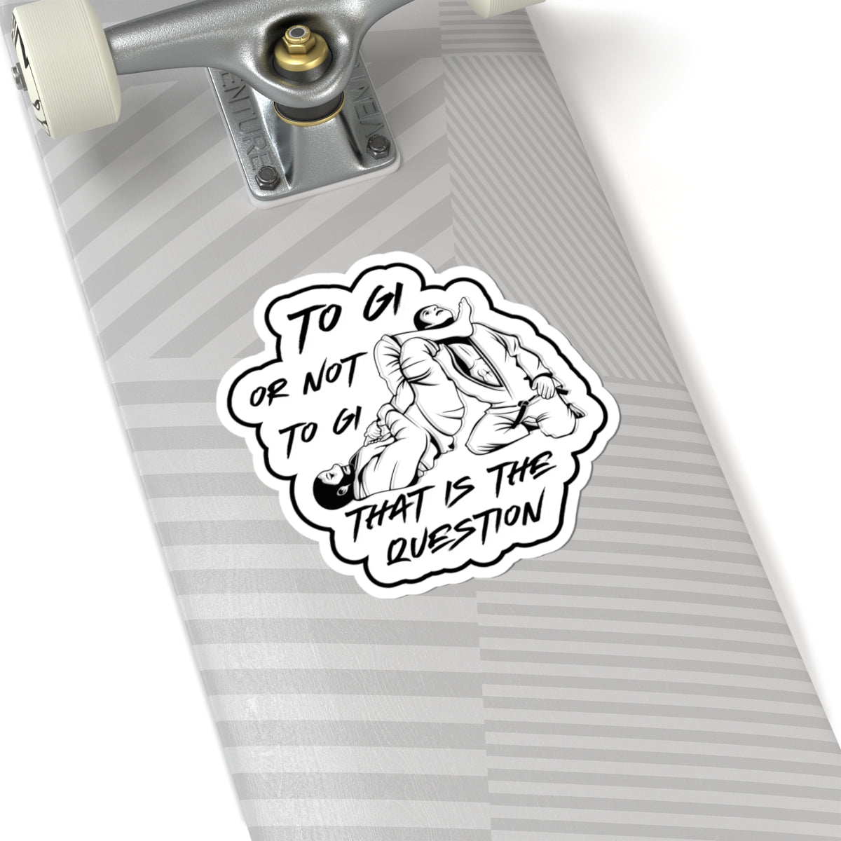 BJJ 'To Gi or Not to Gi' Kiss-Cut Sticker