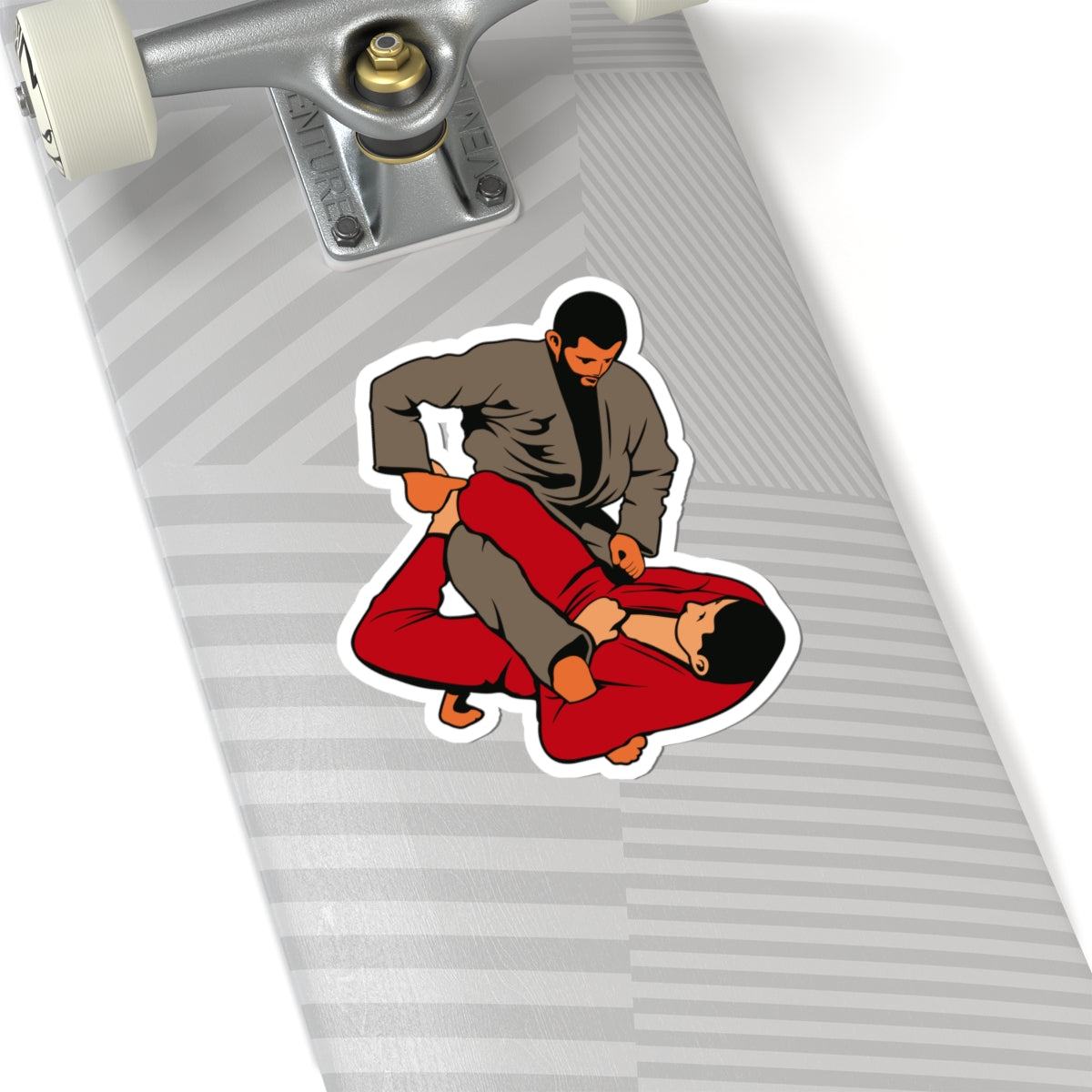 Brazilian Jiu-Jitsu Ground Grappling Sticker — Kiss-Cut Martial Arts Decal