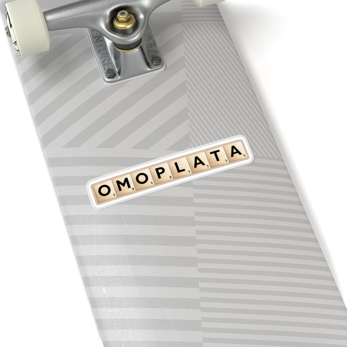 Omoplata Scrabble-Style Sticker