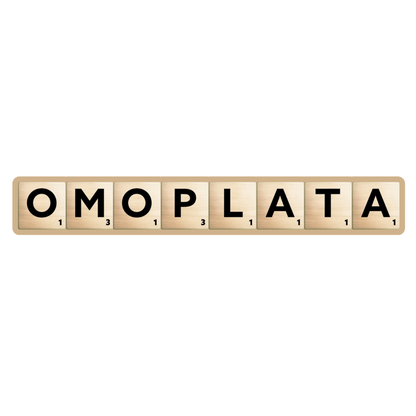 Omoplata Scrabble-Style Sticker