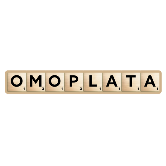 Omoplata Scrabble-Style Sticker