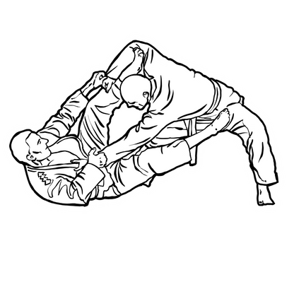 Brazilian Jiu-Jitsu Grappling Sticker