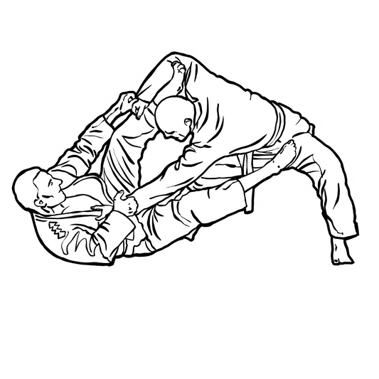 Brazilian Jiu-Jitsu Grappling Sticker